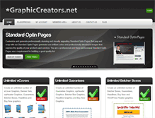 Tablet Screenshot of graphiccreators.net